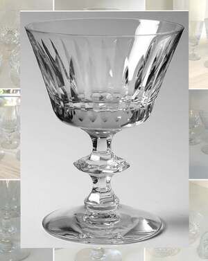 Vintage Empress Clear By Fostoria lot of 3 Champagne/Tall Sherbet Glass #146265